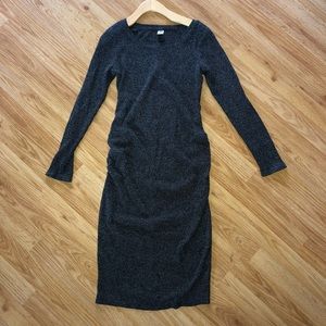 Maternity sweater dress